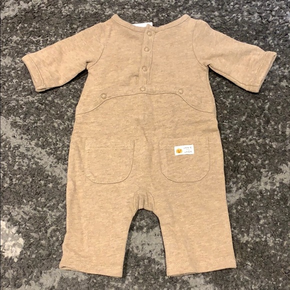 🎃 NWT Janie & Jack Preemie Infant Brown Bodysuit Pumpkins Halloween Autumn🎃 - Picture 2 of 4